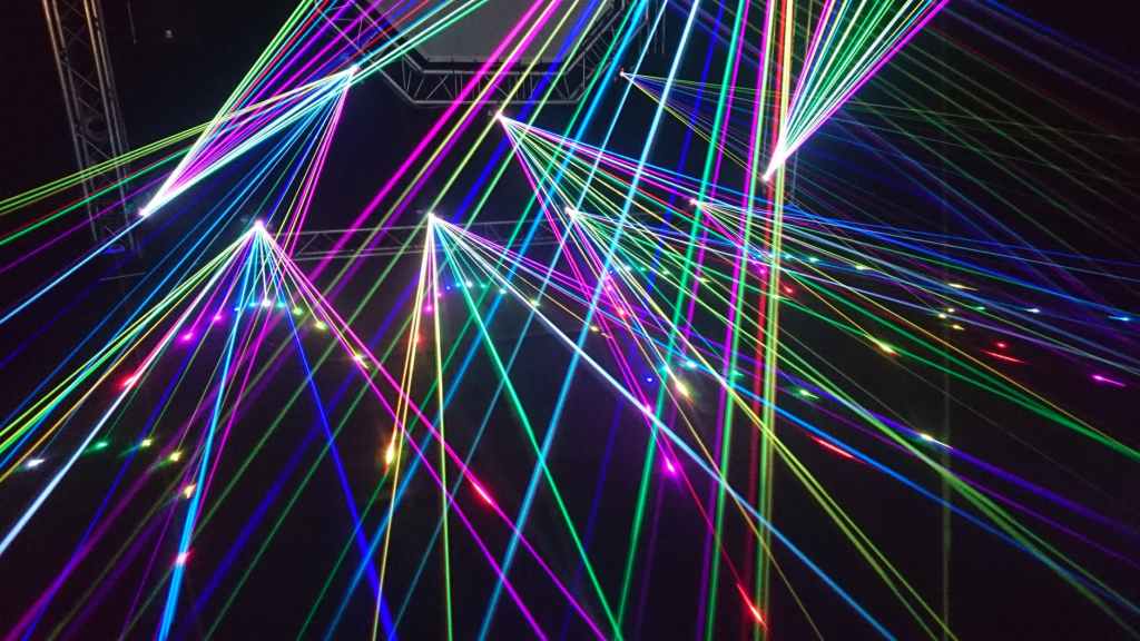 Music laser show